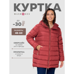 Бомбер maxroses, размер 56, red