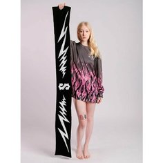 Шарф SEVERCLOTHING для женщин,165, универсальный, черный/белый
