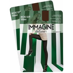 Колготки Immagine Micro Soft, 100 den, 2 шт., размер 2, chocolat