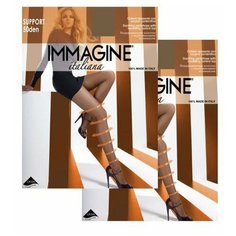 Колготки Immagine Support Press, 50 den, 2 шт., размер 3, bronze