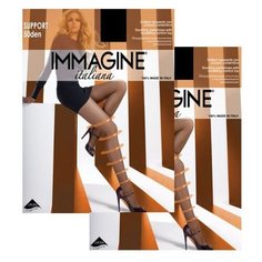 Колготки Immagine Support Press, 50 den, 2 шт., размер 4, nero
