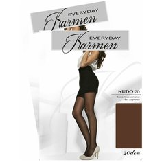 Колготки Karmen Nudo, 20 den, 2 шт., размер 4, coffee Кармен