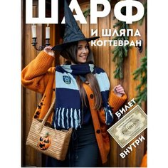 Шарф и шляпа Гарри Поттера, Allinside, синий