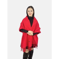 Шарф Cashmere для женщин,180х70 см, универсальный, красный