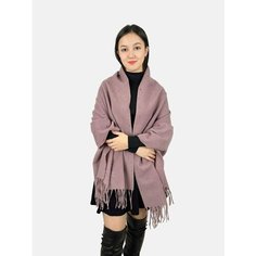 Шарф Cashmere для женщин,180х70 см, универсальный, темно-фиолетовый