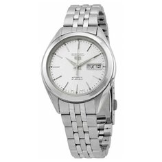 Наручные часы SEIKO SEIKO 5, серебристый/белый