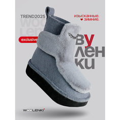 Валенки WOOLENKI WOOLENKI 2025, размер 39, серый + серый мех