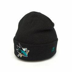 Шапка Atributika & Club San Jose Sharks для мужчин, размер 52-54, черный