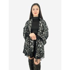 Шарф для женщин,180х68 см, универсальный, коричневый Нет бренда