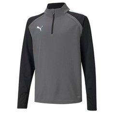Толстовка спортивная PUMA teamLIGA, размер 140, серый