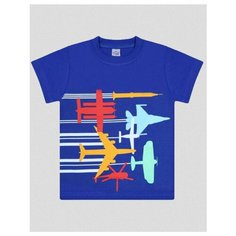 Футболка , размер 86, синий А&V