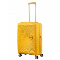 Чемодан American Tourister, 81 л, размер M, Желтый
