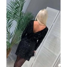 Платье Amore, размер 46, черный