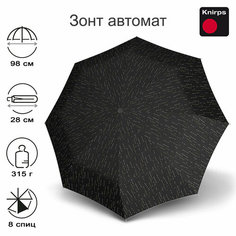 Мини-зонт Knirps, черный, желтый