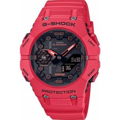 Наручные часы CASIO, черный, красный