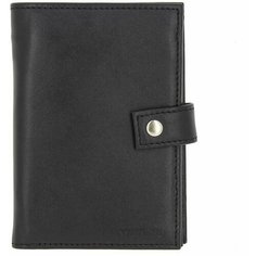 Портмоне Versado, фактура гладкая, черный