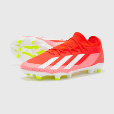 Бутсы adidas, размер 8.5 UK, красный