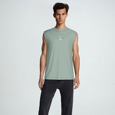 Топ Calvin Klein Jeans, размер XXL, серый