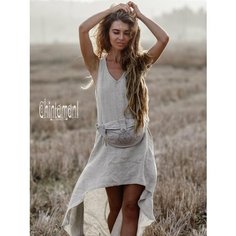 Сарафан Chintamani Alchemistry 504 Дизайнерское платье Чинтамани, размер XL, натуральный