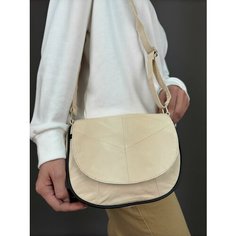 Сумка кросс-боди , фактура гладкая, светло-бежевый Unvers Leather Istanbul
