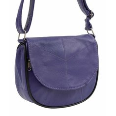 Сумка кросс-боди , фактура гладкая, фиолетовый Unvers Leather Istanbul