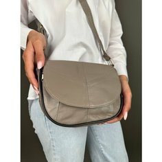 Сумка кросс-боди , фактура гладкая, темно-бежевый Unvers Leather Istanbul