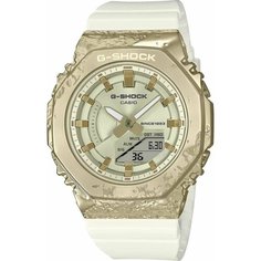 Наручные часы CASIO, белый, золотой