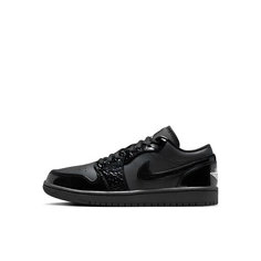 Кроссовки Jordan 1 Low, полнота F (EU)/ на среднюю стопу, размер 6USW 3.5UK 36.5EU 35.5RU 23CM, черный