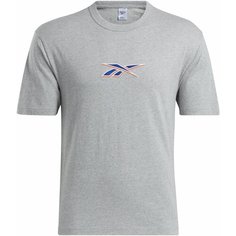 Футболка спортивная Reebok CL UNIFORM BL TEE, размер S INT, серый