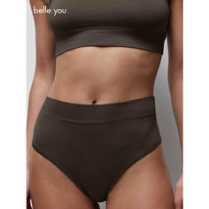 Трусы belle you Bamboo Nude, размер XS, кофейный