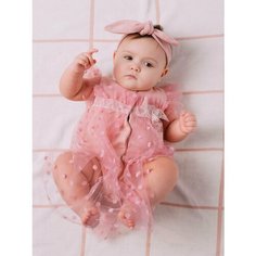Боди Jolly Baby, размер 62-68, розовый