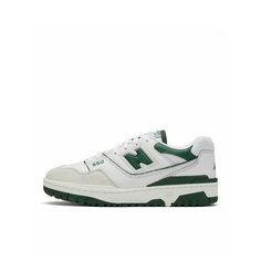 Кроссовки New Balance 550, полнота F (EU)/ на среднюю стопу, размер 7.5US 40.5EU 39.5RU 25.5CM, белый, зеленый