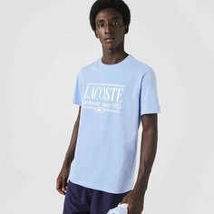Футболка LACOSTE, размер T2, голубой