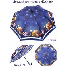 Зонт-трость Diniya, синий
