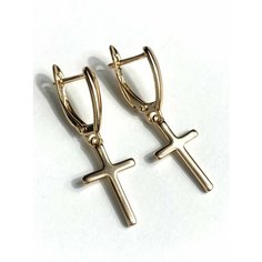 Серьги с подвесками Florento, размер 30 мм, золотой