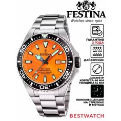 Наручные часы FESTINA, оранжевый