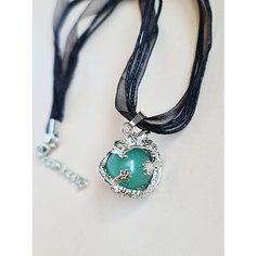 Колье ENJOY Украшения из камней, нефрит, длина 45 см, зеленый