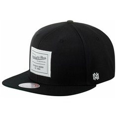 Бейсболка Mitchell & Ness для мужчин и женщин, размер 0, черный