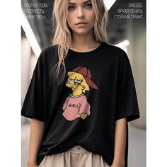 Футболка CherryPie Симпсоны, размер ONESIZE(XS-XXL), черный