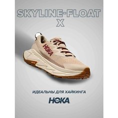 Кроссовки HOKA Skyline-Float X, полнота D, размер US7.5D/UK7/EU40 2/3/JPN25.5, розовый, коричневый