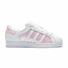 Кеды adidas Superstar, размер T3, белый/светло-розовый