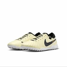 Шиповки NIKE Tiempo Legend 10 Pro TF, размер 10,5 US, бежевый