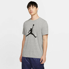 Футболка NIKE Jumpman, размер 52-54, серый