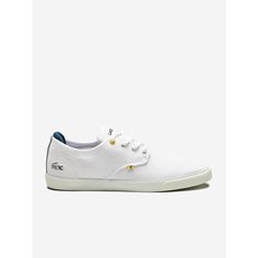 Слипоны LACOSTE, размер 9, белый