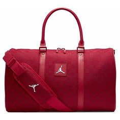 Сумка спортивная Jordan, 25 л, 20х27х47 см, ручная кладь, красный