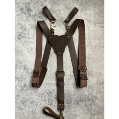 Подтяжки Good Craft для мужчин и женщин, коричневый