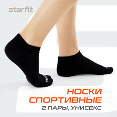 Носки Starfit, комплект, 2 пары, размер 35-38, black