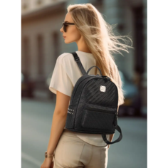 Рюкзак ROB&S, фактура матовая, черный (black)
