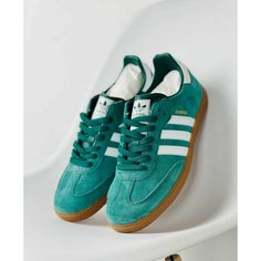 Кеды adidas Samba, размер 38.5 RU (7 US), зеленый/белый