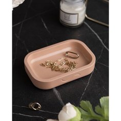 Подставка для украшений MUSKO, 8.5х2.4х13 см, , розовый